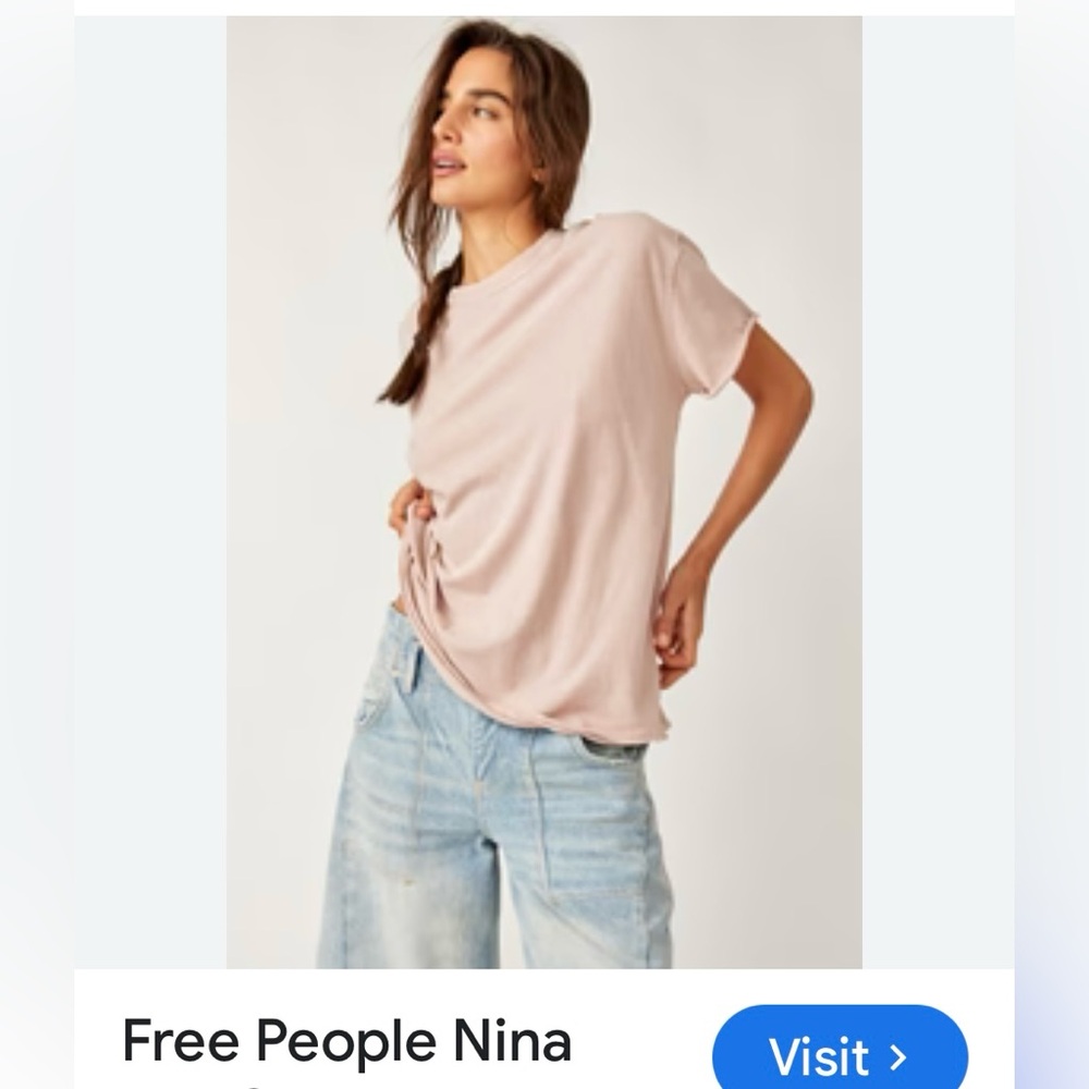 We The Free oversized Nina t shirt